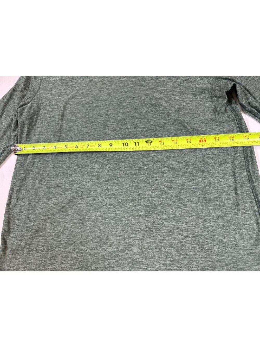 Outdoor Voices Cloudknit Long Sleeve Performance Shirt Heather Green M (PP577) - Picture 7 of 9